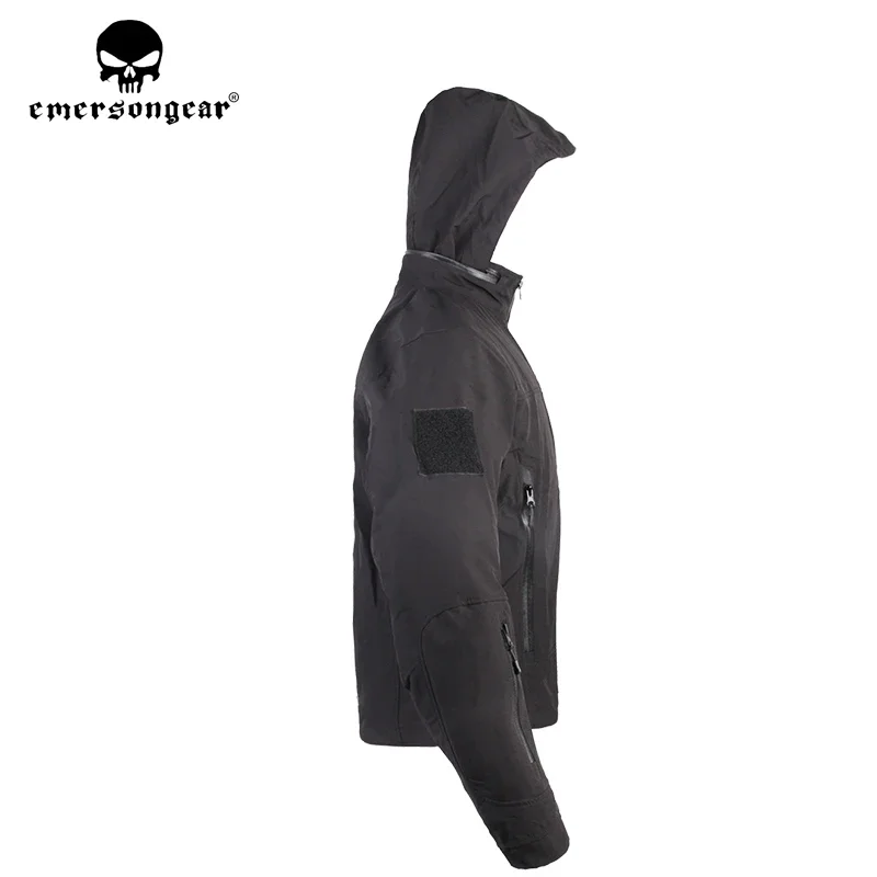 Emersongear, chaquetas tácticas SoftShell para hombre, abrigo de invierno para acampar, senderismo, chaqueta cortavientos de caza, abrigos de caza con capucha, deportes al aire libre - imagen 5