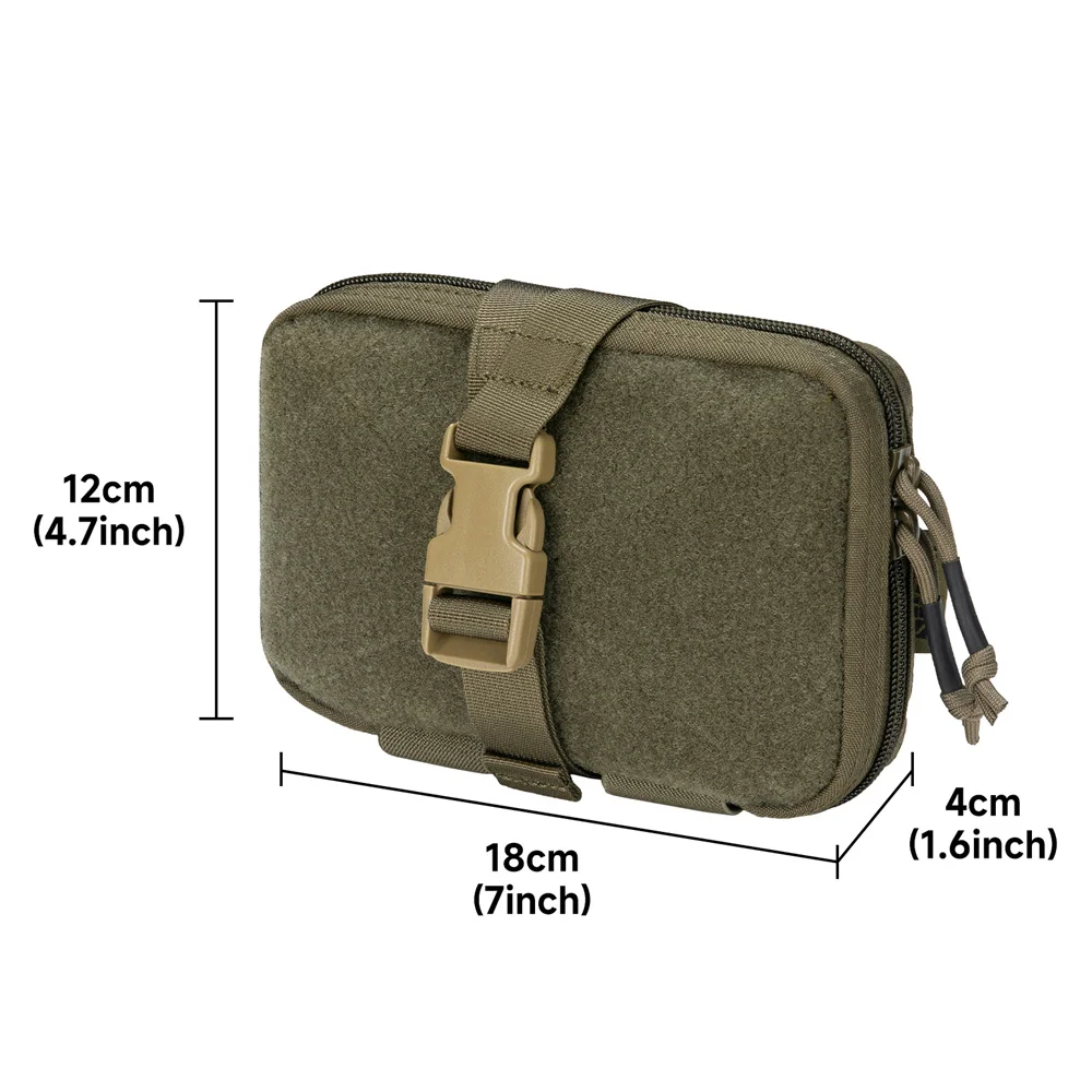 Riñonera táctica MOLLE EDC – Compacta con velcro para caza y montaña - imagen 2