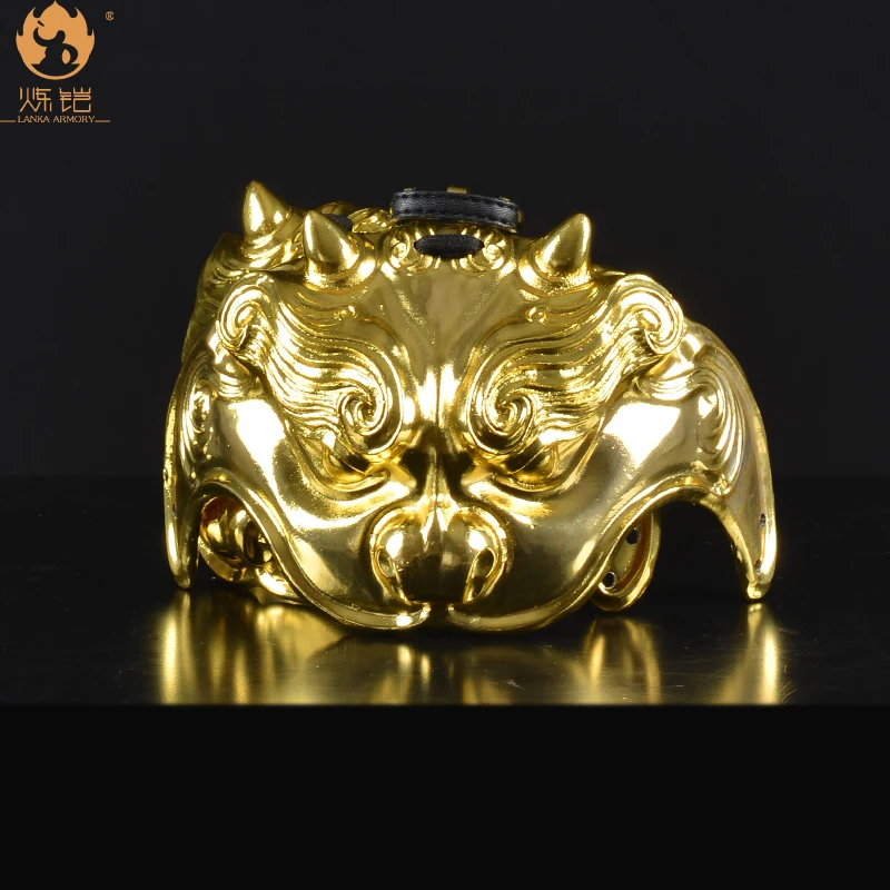 Armadura de hombre, armadura de hombro, accesorios para golondrina, combinada con máscara de Metal, armadura facial de hierro, personas reales pueden usar accesorios de armadura - imagen 4