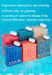 6000 7-8mm Blaster pistola de Gel munición para PaintballsPistola pistolas de juguete cuentas de bolas de agua AK47 Gelblast M416