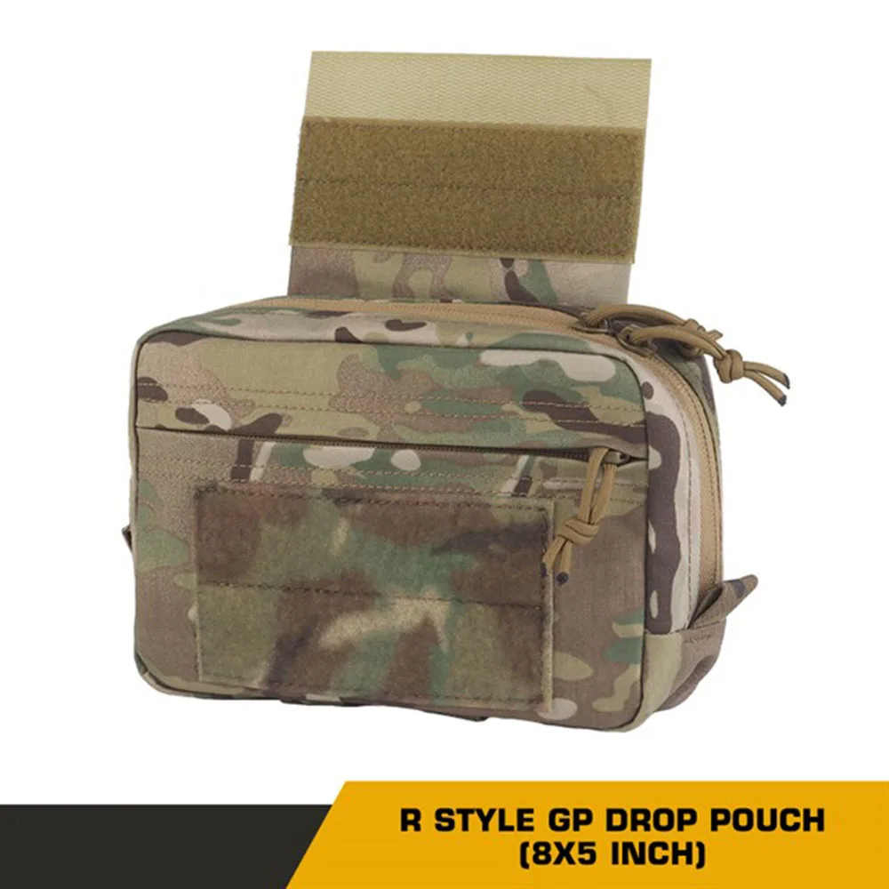 Bolsa de caída GP serie R (8x5 pulgadas), chaleco táctico, subbolsa colgante para el pecho, bolsa de accesorios de expansión, bolsa de almacenamiento - imagen 2