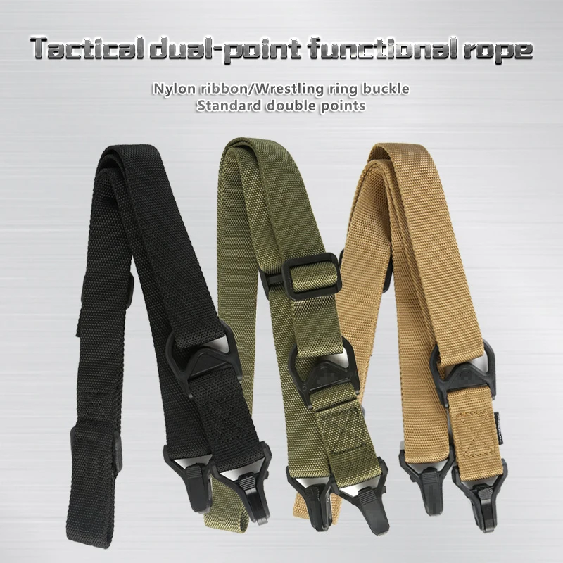 Eslinga táctica para pistola Airsoft, correa de hombro ajustable para escalada, accesorios de caza, cuerda de nailon, MS2, MS3, MS4 - imagen 5