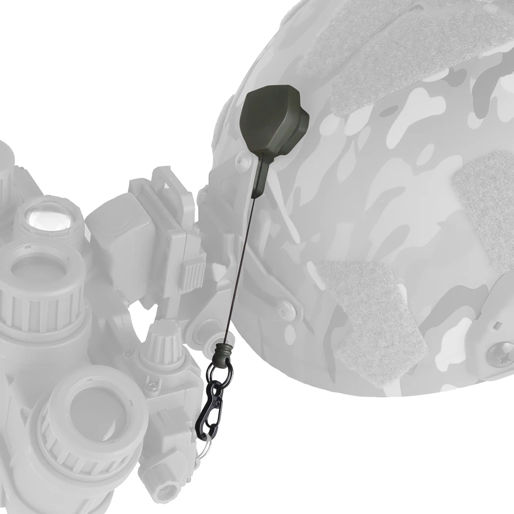 Espejo de visión nocturna táctico L4G69 NVG Lanyo dispositivo de visión nocturna Base cuerda antipérdida 360 °   Accesorios Molle de rotación tácticos