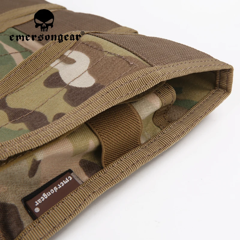 Emersongear-bolsa Triple con solapa para revistas, bolsa de almacenamiento Mag, sistema Molle para múltiples chaleco táctico, accesorios Airsoft para caza - imagen 4