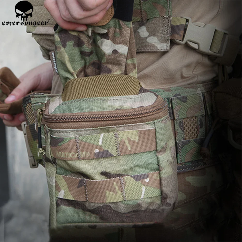 Emersongear, bolsa para guantes oculta, Compatible con MOLLE, riñonera EDC para caza, tiro Airsoft, accesorios de acampada EM9336 - imagen 2