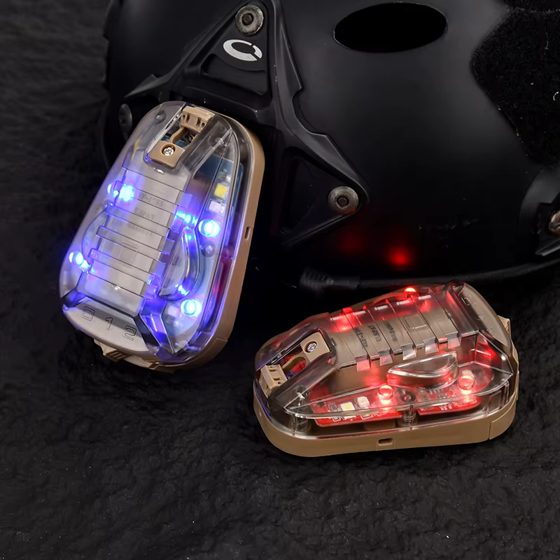 WADSN Luz táctica LED IR para casco – IFF estroboscópico impermeable - imagen 4