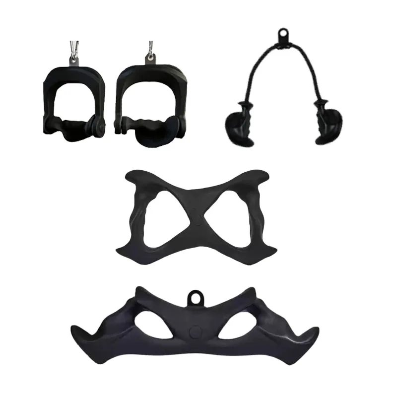 Accesorios de Cable de polea de barra extraíble LAT con mangos multiagarre, equipo de entrenamiento de muñeca para bíceps y tríceps para gimnasio en casa - imagen 3