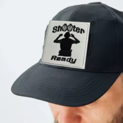 Parche táctico listo para tirador, parches bordados con gancho y bucle, brazalete, insignia de moral del ejército militar, pegatinas decorativas para chaleco y mochila