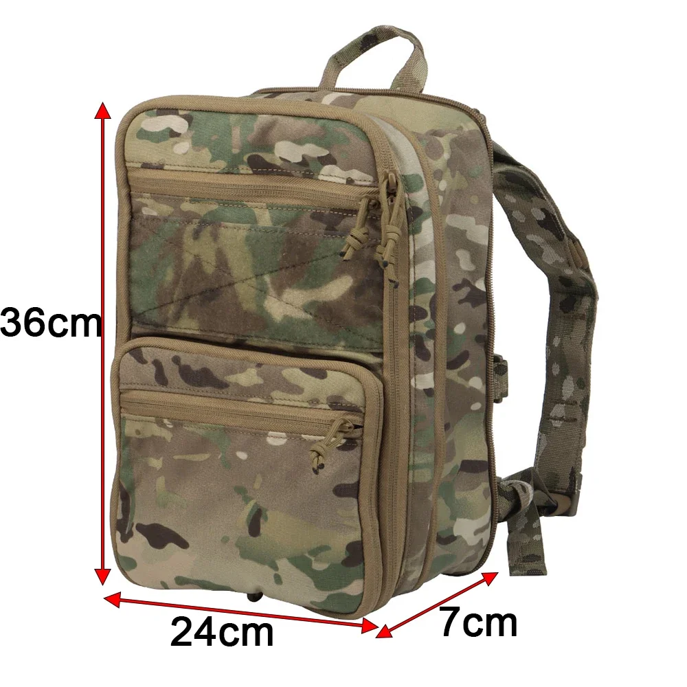 Mochila táctica multiusos Molle, mochila táctica JPC AVS K Series SPC, chaleco, Panel trasero, bolsa de caza al aire libre para disparar - imagen 5