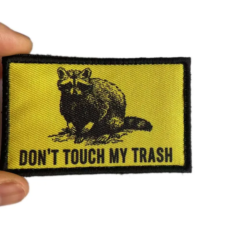 Animales divertidos con apliques de tela con insignia de moral de dicho clásico, GOOSE, CAT, ratón, Rat, Racon, parche táctico de oso para ropa, sombrero - imagen 4