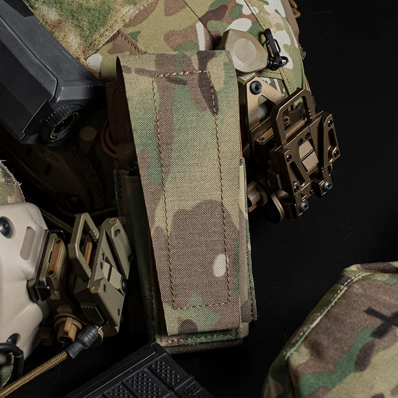 Bolsa de spray de pimienta Molle para caza, bolsa multiusos, bolsa de almacenamiento de revistas elástica, soporte para linterna, chaleco táctico, accesorios para cinturón - imagen 2