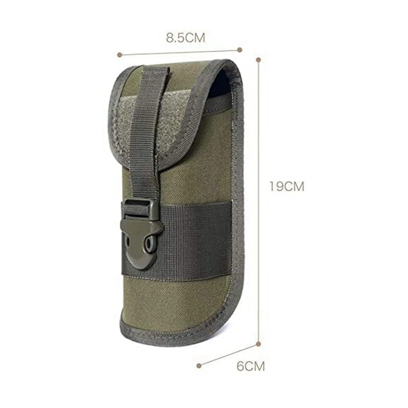 Bolsa para gafas MOLLE, bolsa táctica duradera para exteriores, estuche para gafas de sol, bolsa para linterna con hebilla - imagen 4