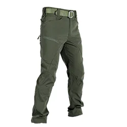 Pantalones tácticos cargo impermeables secado rápido hombre