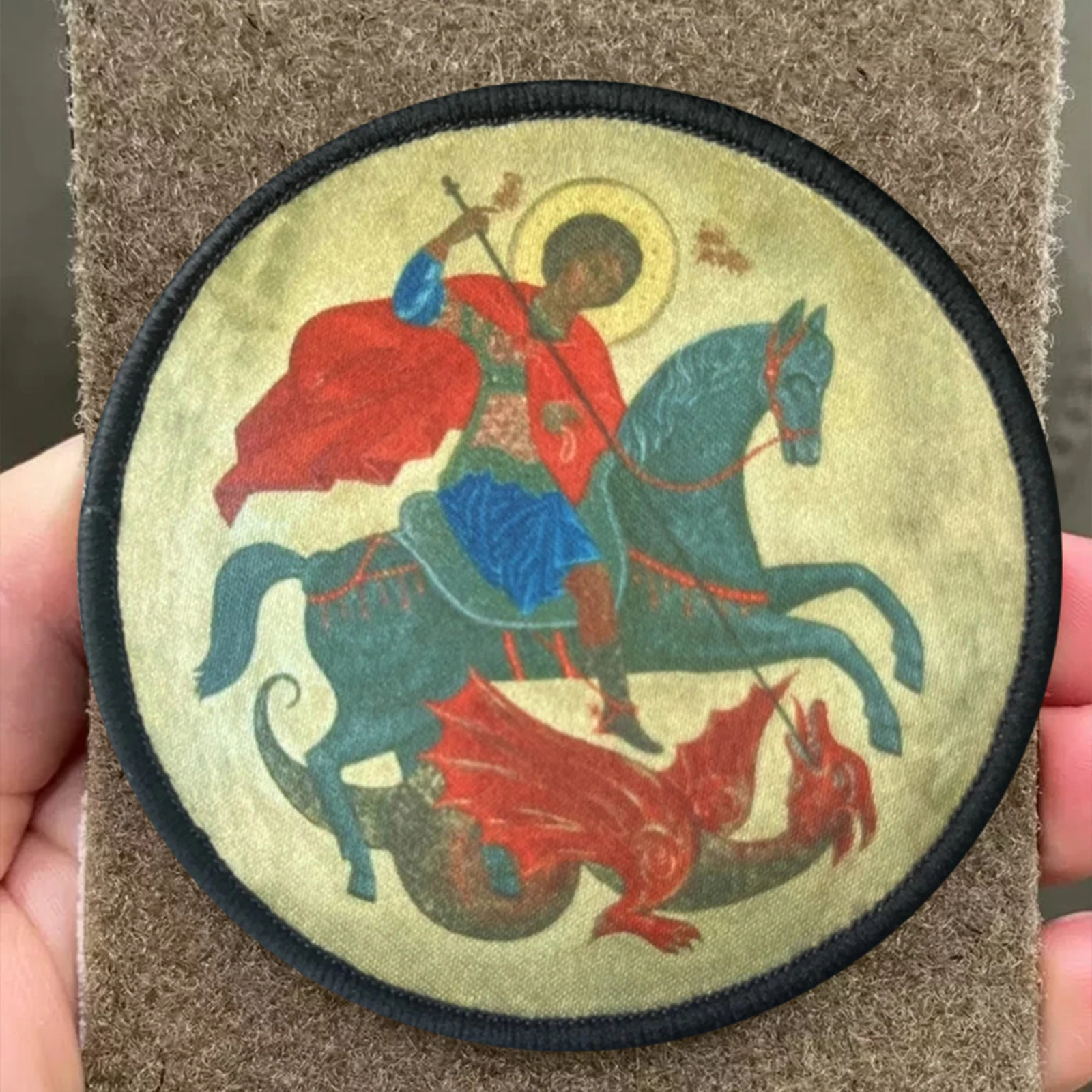 Parche táctico victorioso de George, parches divertidos de gancho y bucle para ropa, insignia de moral, brazalete del ejército militar, pegatinas para mochila - imagen 2