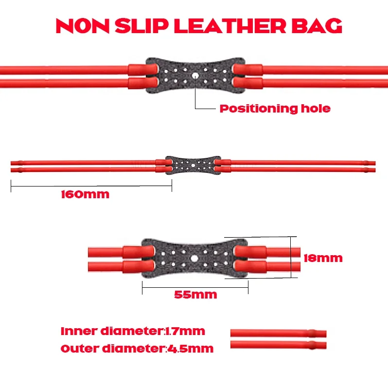 100% marca potente tirachinas de tiro banda de tubo de goma de látex Natural equipo elástico de catapulta banda de tubo de alta elasticidad - imagen 4