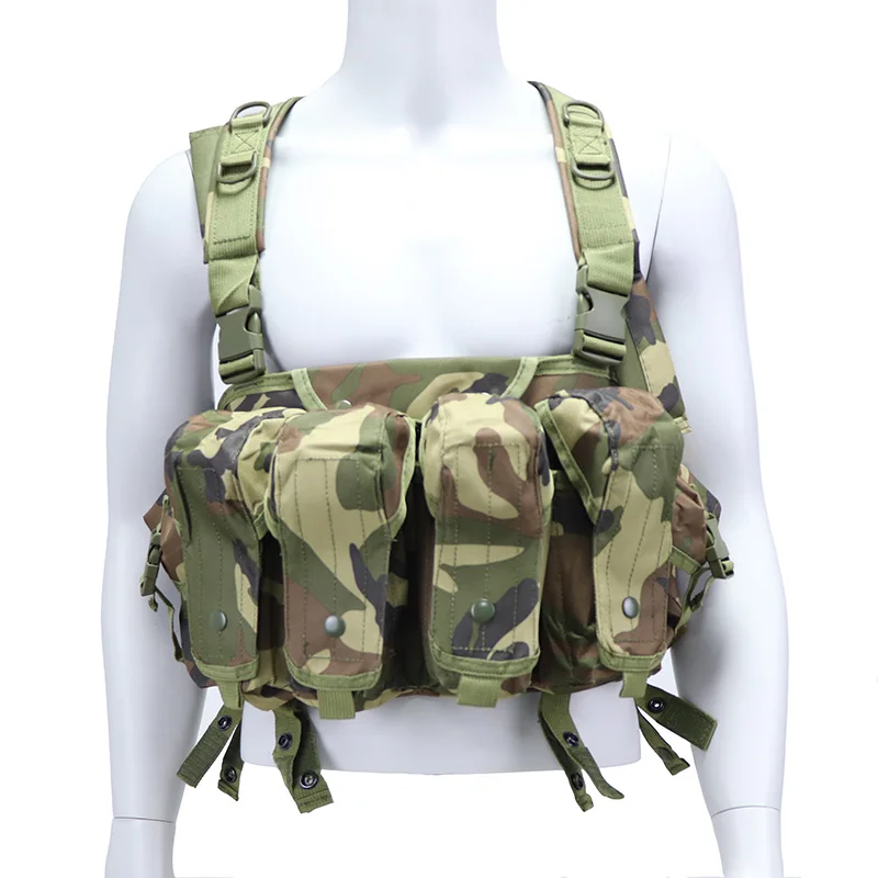 Chaleco táctico de caza con pistola de aire, equipo militar de corsé, bolsa Molle, bolsa militar simple, chaleco de transporte CS de caza - imagen 3
