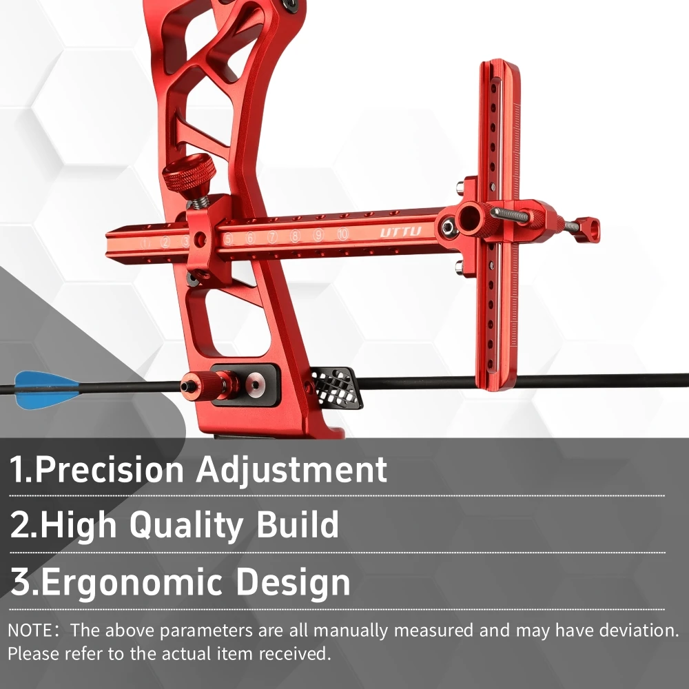 Mira para arco recurvo ajustable de aluminio para tiro competitivo - imagen 4