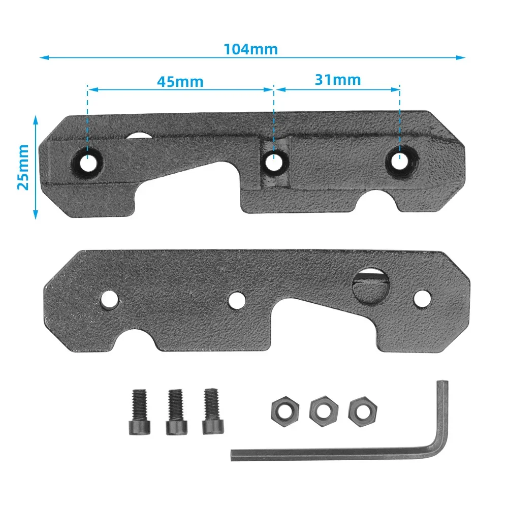 Soporte de alcance de riel de placa lateral de cola de milano de acero AK47 para receptores estampados fresados se acepta soportes laterales AK/Saiga - imagen 3