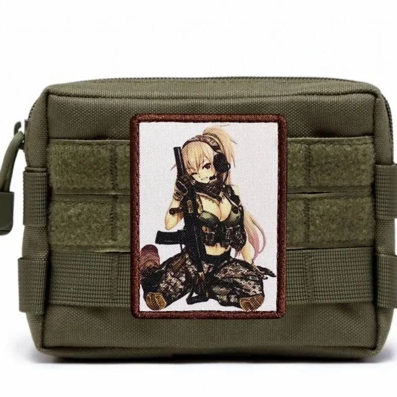 Parche estampado especial para chica, parches militares tácticos con gancho y bucle, pegatinas para brazalete de mochila, apliques para ropa - imagen 2