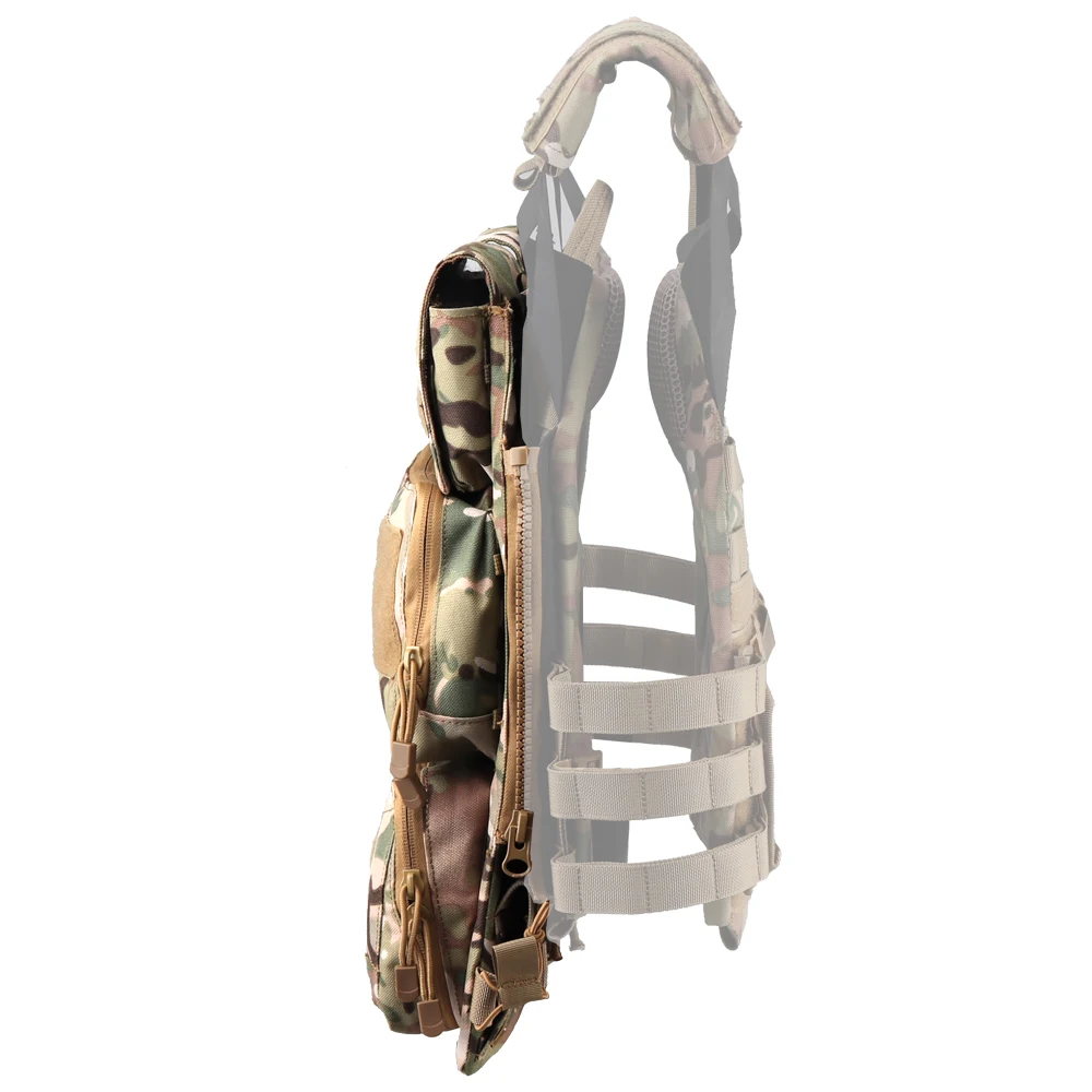 Bolsa táctica SINAIRSOFT con cremallera, plataforma de Panel 2,0 para chaleco JPC CPC AVS, revista GP Vertical y Horizontal, Pocekts expandibles - imagen 4