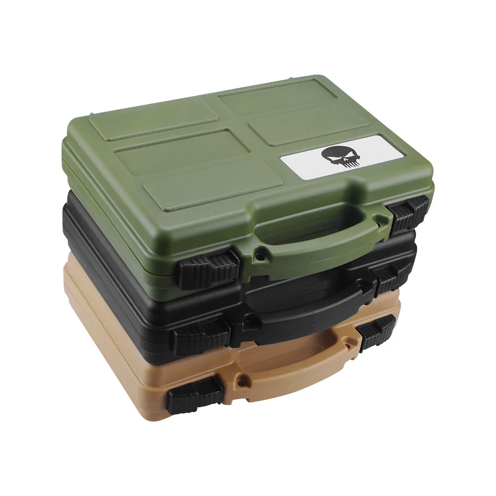 Caja de pistola táctica con sistema de doble bloqueo con Pick & Plug, funda protectora de pistola de espuma Airsoft, funda de herramienta EDC - imagen 2