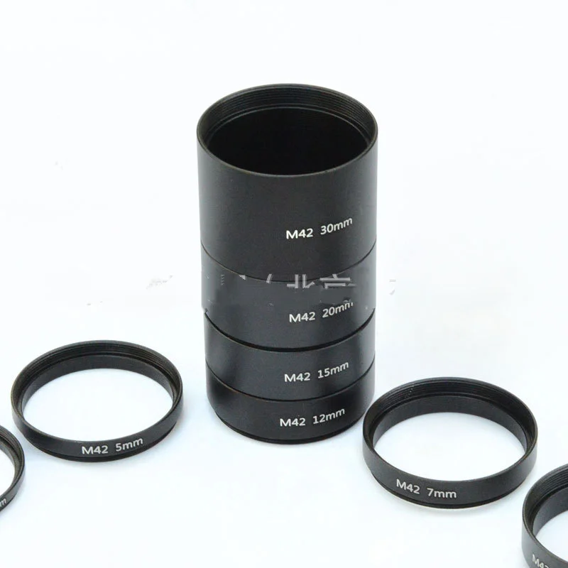Kits de tubos de extensión M42x0,75, anillo extensible en T de 3/5/7/10/12/15/20/30mm para astronomía, telescopio profesional, astrofotografía - imagen 2
