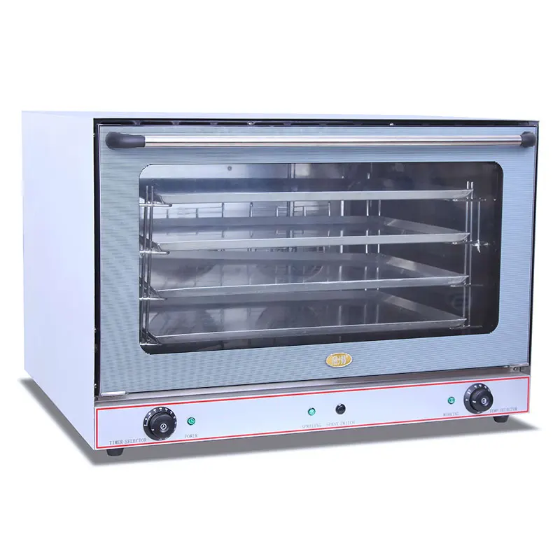 Horno eléctrico comercial para hornear pasteles, horno multifuncional de 4 capas de aire caliente de alta capacidad, horno para hornear - imagen 4