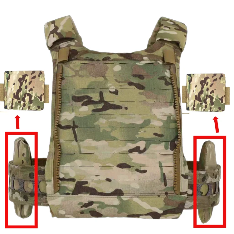 Bolsa de placa lateral para chaleco FCPC, bolsillos 3AC, tamaño 16cm x 16cm, 500D, 1 par