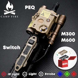 SureFire M300/M600 linterna táctica láser PEQ, Picatinny IR