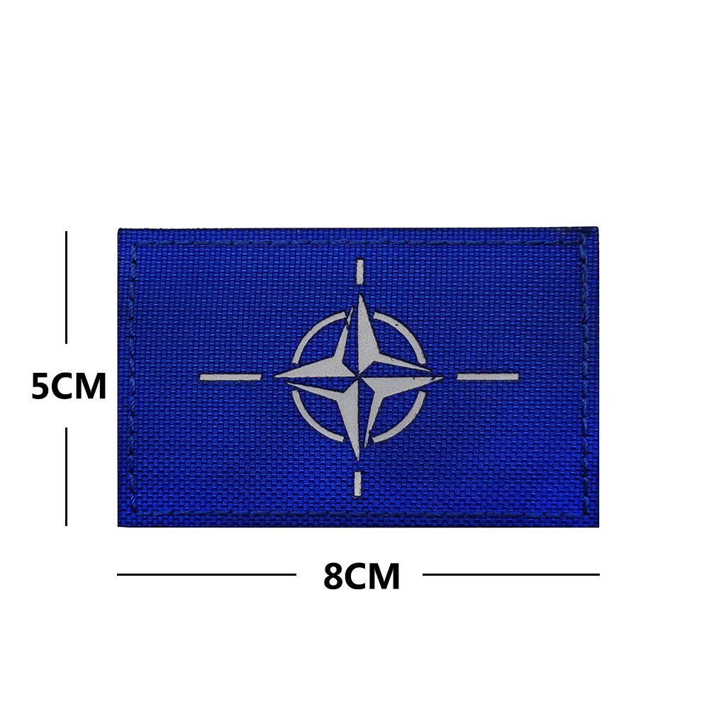 Parche táctico bordado OTAN para uniforme y mochila, insignia - imagen 5