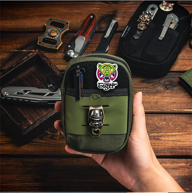 Bolsa de almacenamiento multifuncional táctica, riñonera pequeña para llevar, bolsa organizadora Molle Edc - imagen 3