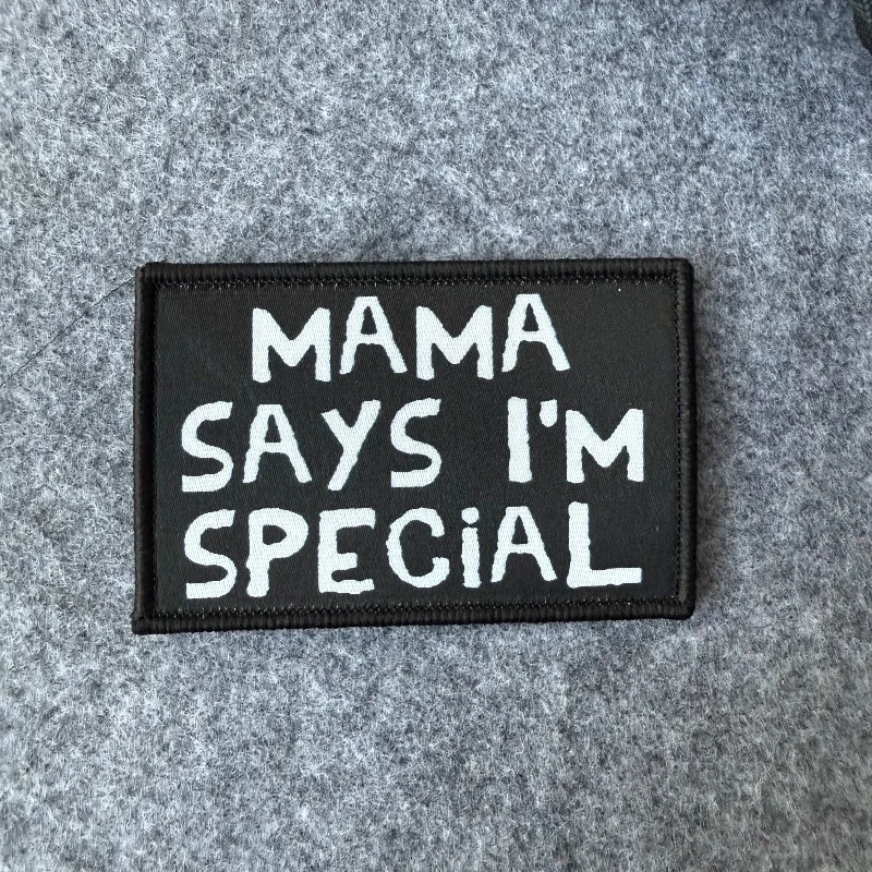 Parche táctico divertido Mama dice soy especial/cuchillo para tarta de queso/John 3:16 parches bordados para chaleco y mochila tácticos - imagen 3