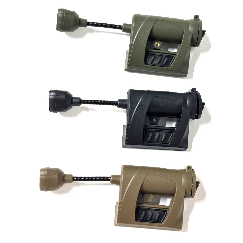 Nueva actualización MPLS luz táctica para casco 3 modos lámpara LED para casco ahorro de energía linterna frontal para exteriores nailon para caza Camping - imagen 4