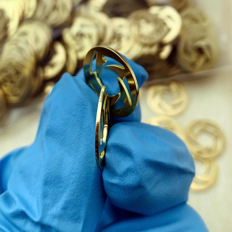 Arandelas de latón para cuchillos plegables, Junta lisa de cobre para Benchmade 710, 720, 730, 723, 550, 551, 552, accesorios para hacer bricolaje, 10 unidades por lote - imagen 5