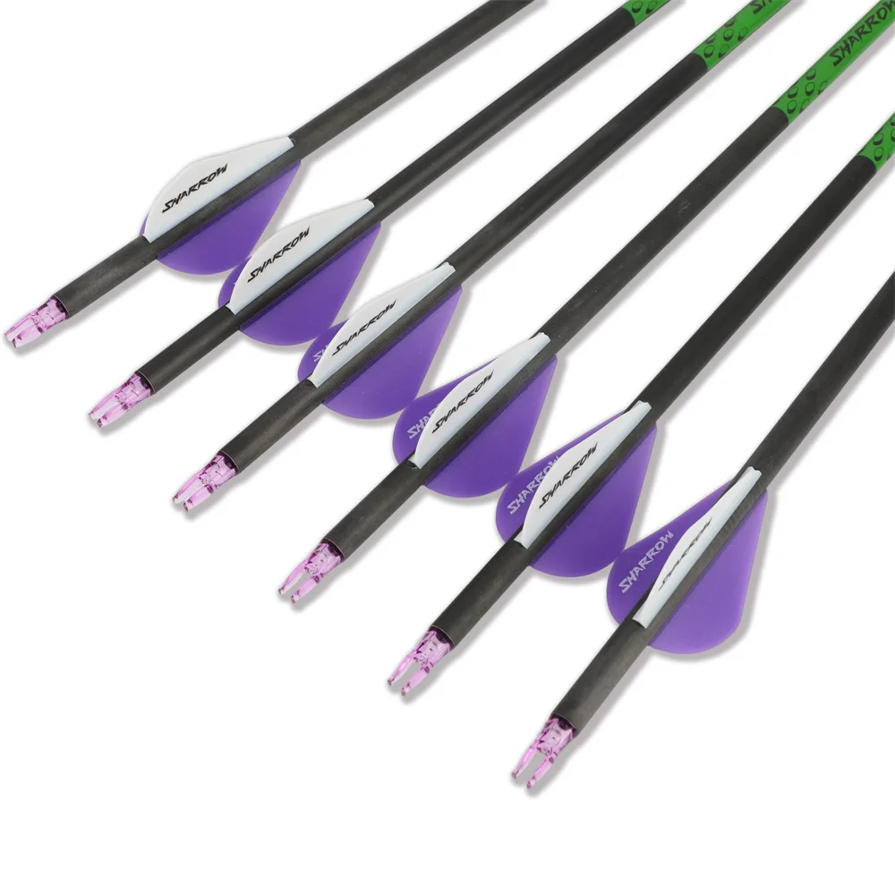 Flechas de carbono para caza con arco 31,5 pulgadas - imagen 3