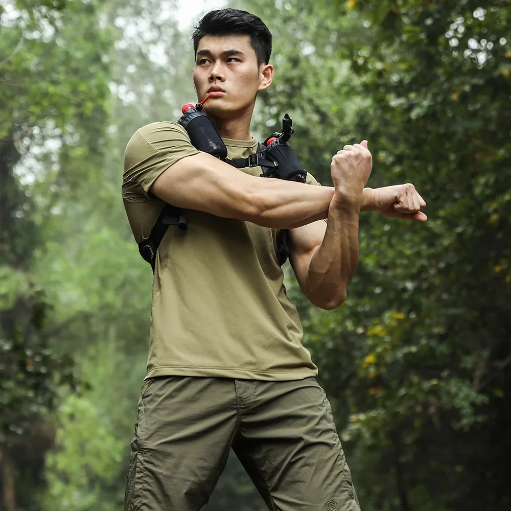 Emersongear-Camiseta deportiva con función de marea y etiqueta azul, camisetas geniales y cómodas para uso diario, camiseta para senderismo, Deportes de caza al aire libre - imagen 5