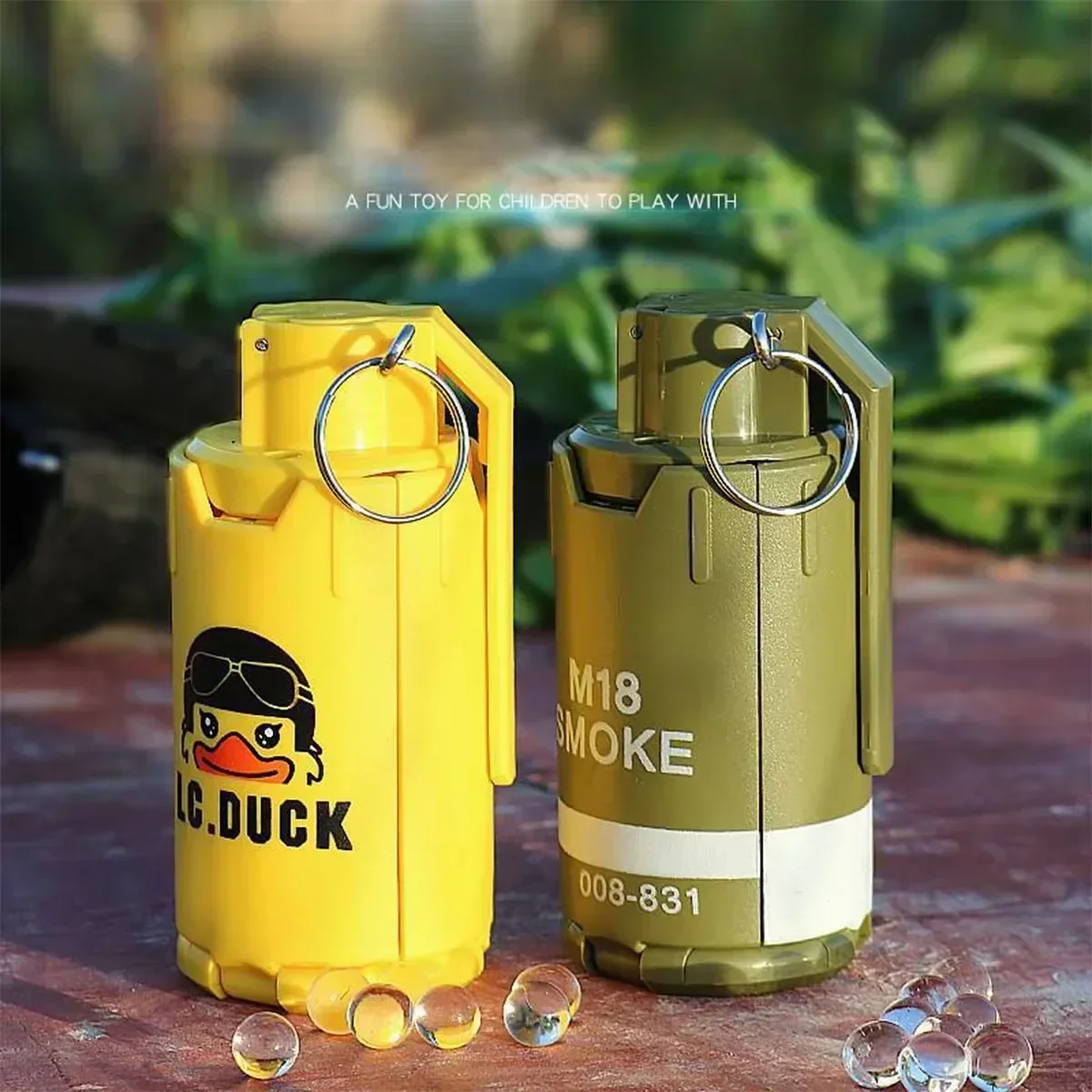 Granadas de mano tácticas, juguete CSGO, cuentas de agua para exteriores, modelo de granada Airsoft, juego de batalla, balas de agua, juego de rol de ducha BB - imagen 2