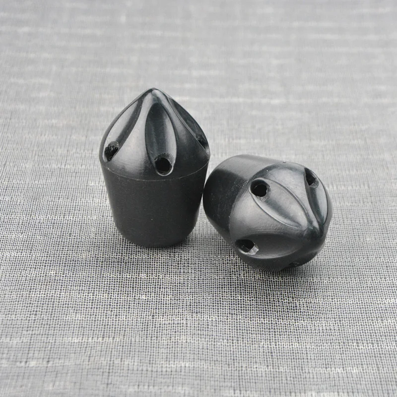 Puntas de flecha de plástico seguras para tiro con arco, silbato de 8mm, haz un sonido al disparar, accesorio de flecha de caza, 6/12 unidades - imagen 2