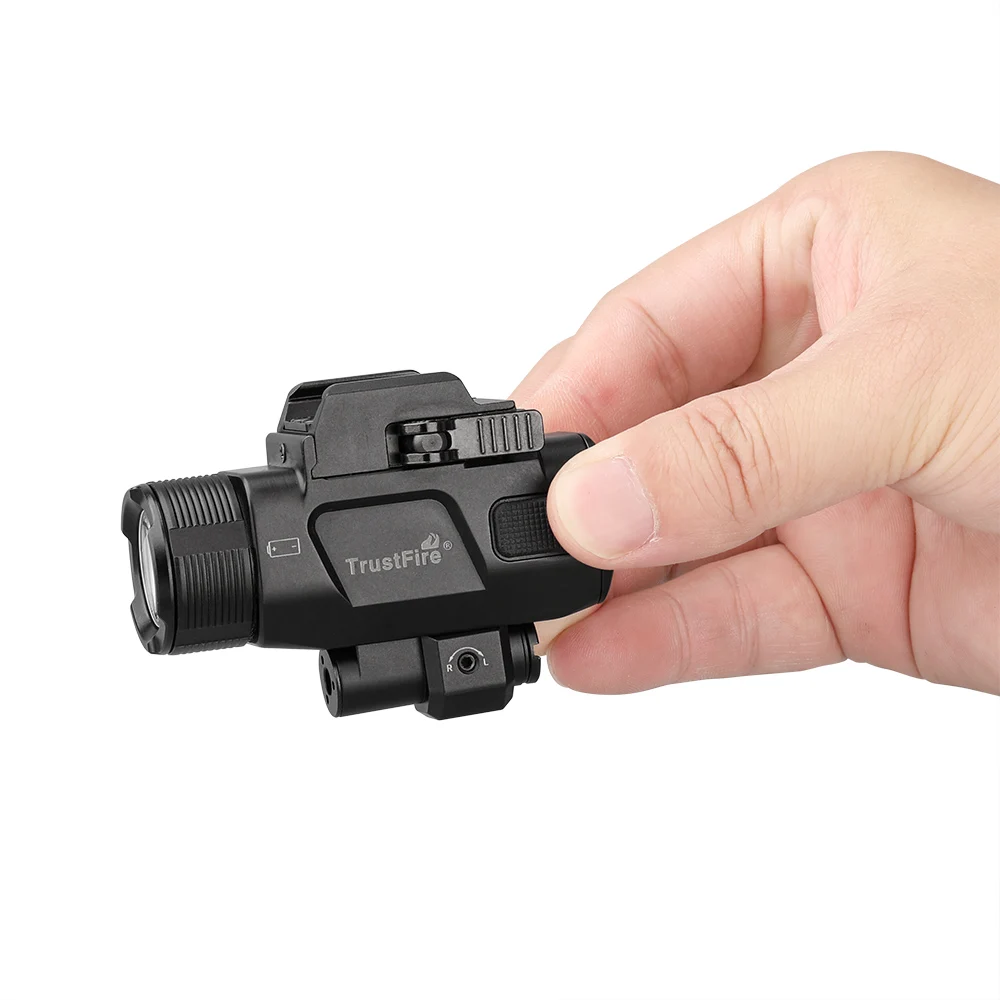 Trustfire GM07 Linternas L-aser de colores 1050 lúmenes Liberación rápida 2 modos 16340 IP65 para antorcha táctica de pistola de uso común - imagen 5