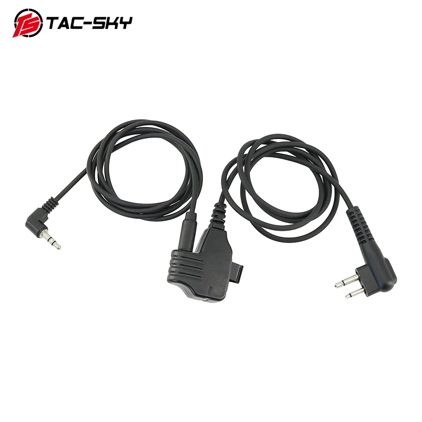 Adaptador Ptt para auriculares tácticos de TAC-SKY, cascos electrónicos de tiro, para modelos Walker's Razor/Hunt Leight /ZOHAN EM054 - imagen 4
