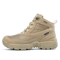 Bota táctica militar combat negra sintética para hombre