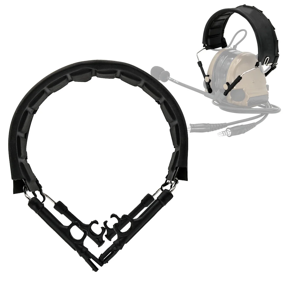 EARMOR-accesorios para auriculares tácticos, diadema para auriculares de tiro táctico, soporte para diadema adecuado para M32 / M32H / M31H / M31 - imagen 5