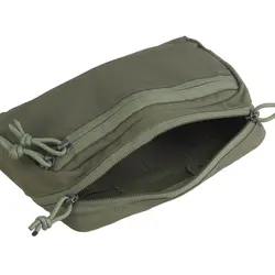 Bolsa MOLLE cintura horizontal, cremallera y correa elástica interna