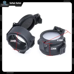 WADSN-funda protectora para linterna, color negro, para Surefir M300A M300B M600C M600B, cubierta para difusor de luz de caza, pantalla de nailon