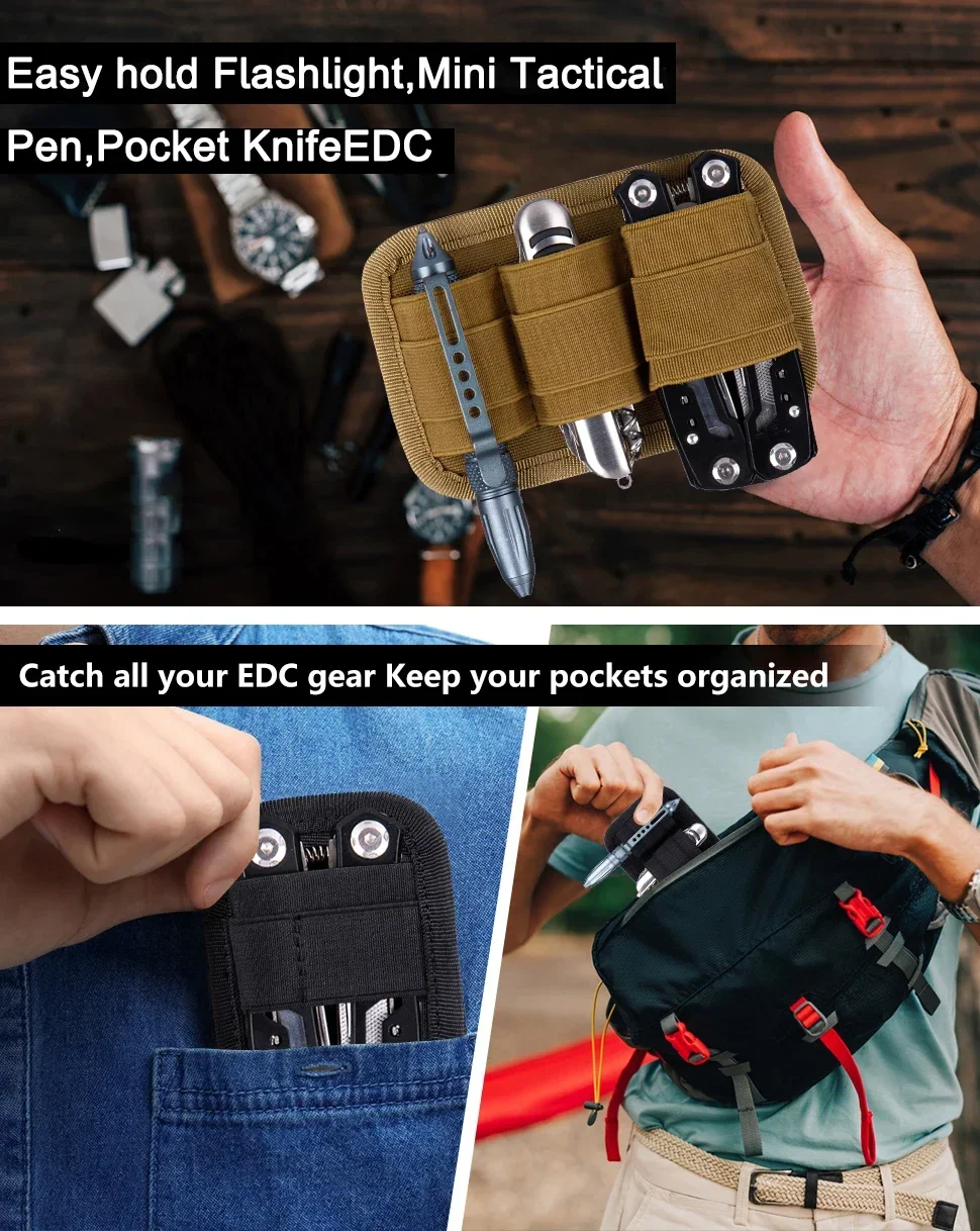 Organizador de modulares de inserción portátil, bolsa de Panel táctico de nailon, módulo de separación, bolsa de almacenamiento de aparejo de pecho portátil - imagen 3