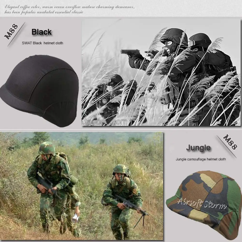 Funda casco M88 camuflaje – Protección táctica para Airsoft y Paintball - imagen 3