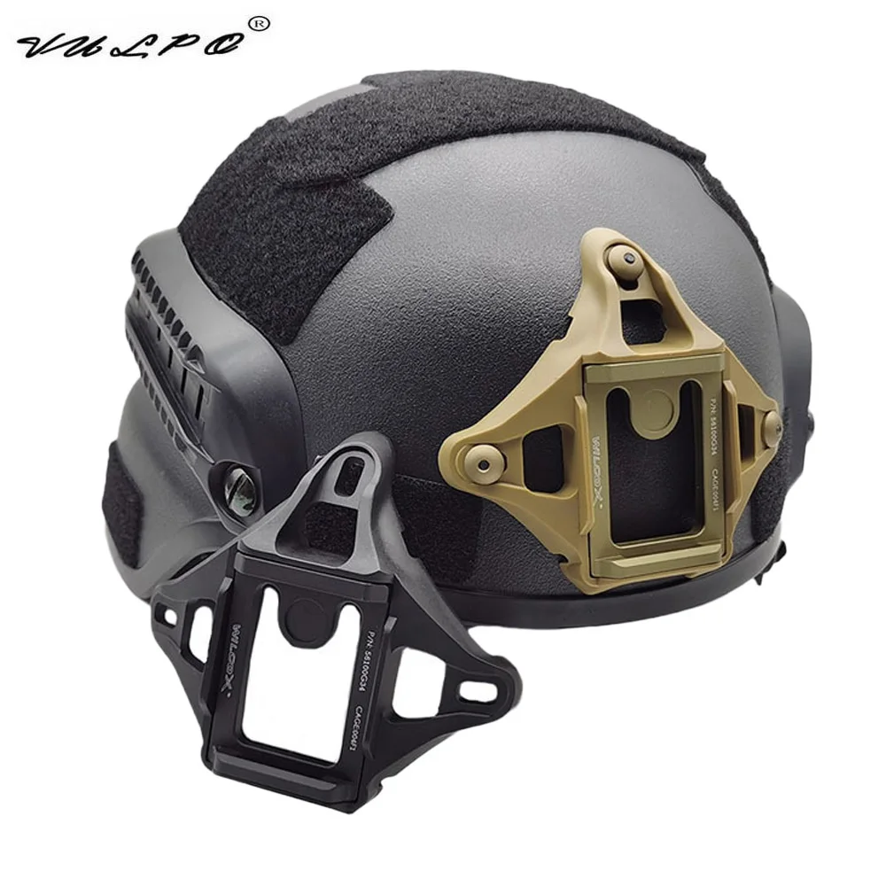 Casco táctico VULPO Vas cover, adaptador de montaje NVG de tres orificios para FAST MICH AF Wendy, accesorios para casco
