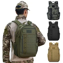 Mochila de camuflaje táctica para exteriores para hombre, bolsa para deportes de senderismo de 40L, bolsas multifuncionales para montañismo AVA334