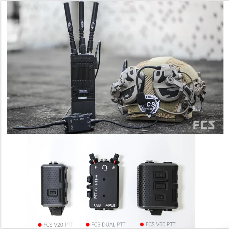 Walkie-talkie multifuncional MPU5, versión refinada, Universal, totalmente metálico, PTT, inalámbrico, PTT, táctico, auriculares de doble canal - imagen 3