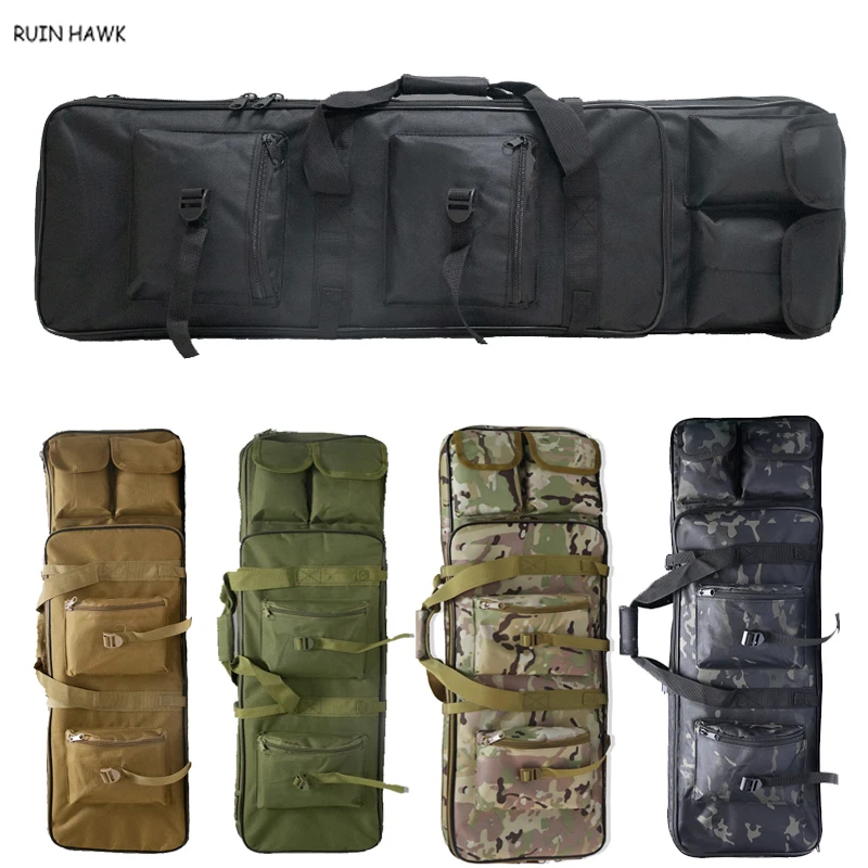 Bolsa táctica para Rifle, 81 94 115cm, bolsa de transporte para pistola, funda para Rifle, bolso de hombro, mochila acolchada para caza y tiro, accesorios de caza